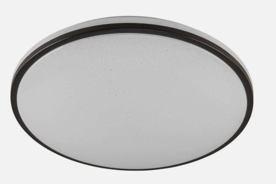 Livarno Home Ceiling Light White With Adjustable Coulur Tone (Black Frame)
