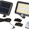 EASYMAXX Solar Spotlight with Motion Sensor and Remote Control