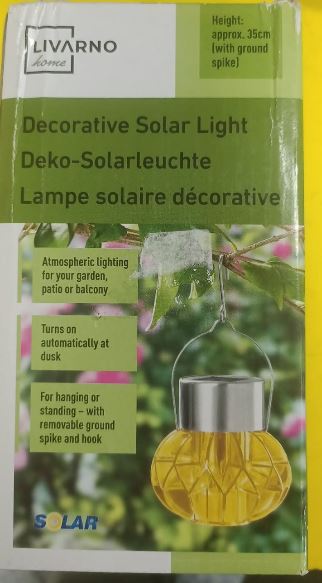 Livarno Home Solar LED Light (Yellow)